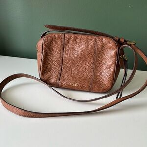 Cognac Fossil handbag